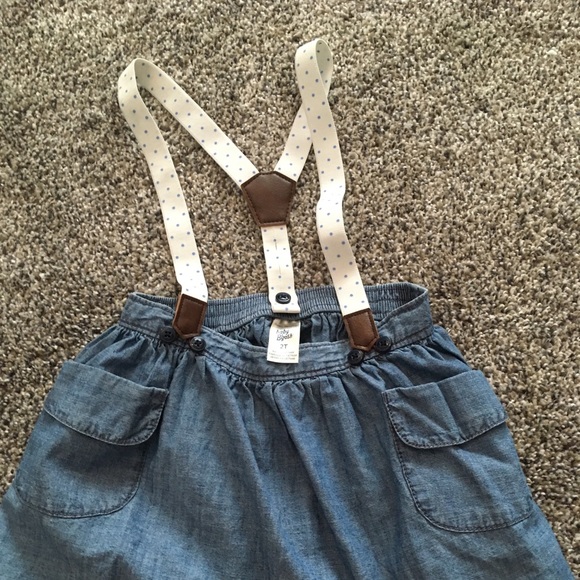 OshKosh B'gosh Other - Size 2t Oshkosh denim skirt with suspenders